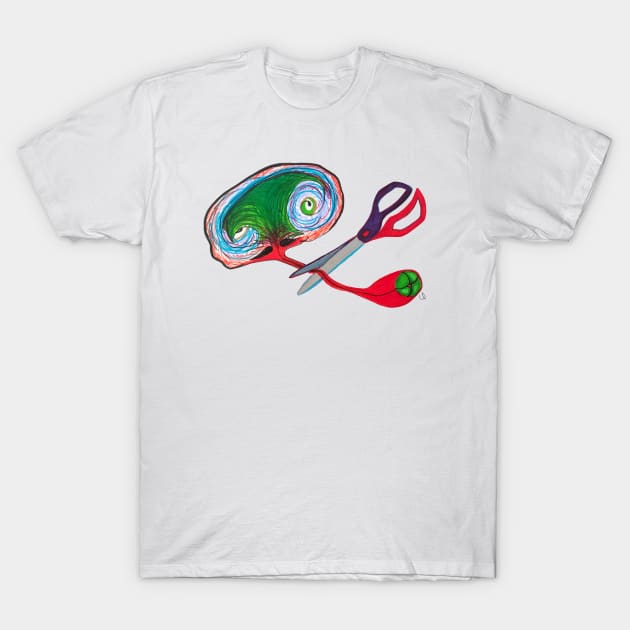 Scissors T-Shirt by Artsy designs by Uriel